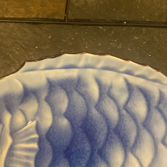 Japanese Blue Crackle Fish Sushi Plates - Picture 6 of 9